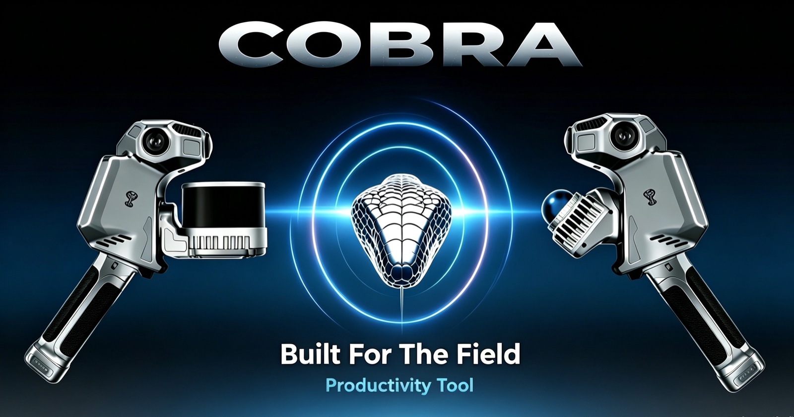 ModeXion Cobra X on the left and Cobra S on the right, two handheld SLAM LiDAR scanners