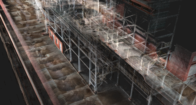 Reconstructed steel frameworks and equipment at the Yingkou plant